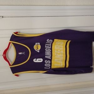 NBA number 6 LeBron James basketball Lakers Jersey